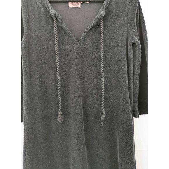 Juicy Couture Med Terry Cloth Mini Dress Coverup Y2K Beachy Resort Iconic Retro - Picture 3 of 7
